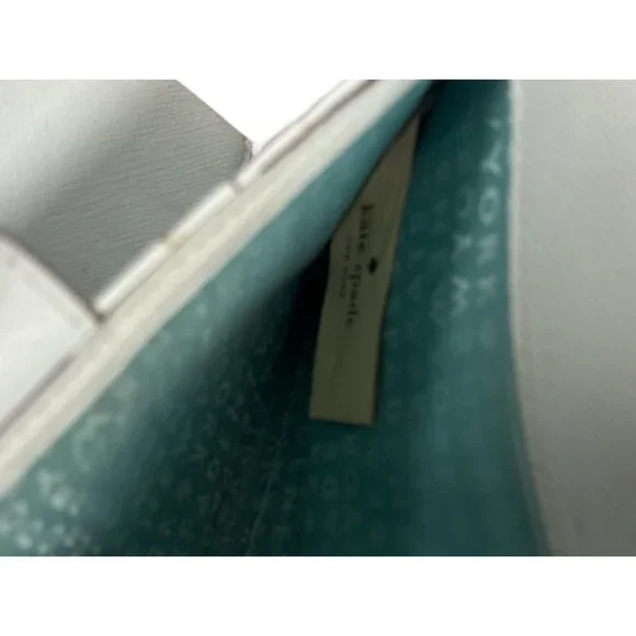 Kate Spade New York Light Blue Crossbody Wallet Bag With Gold Accent - Picture 6 of 6